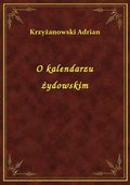 O kalendarzu żydowskim - ebook