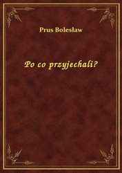 : Po co przyjechali? - ebook